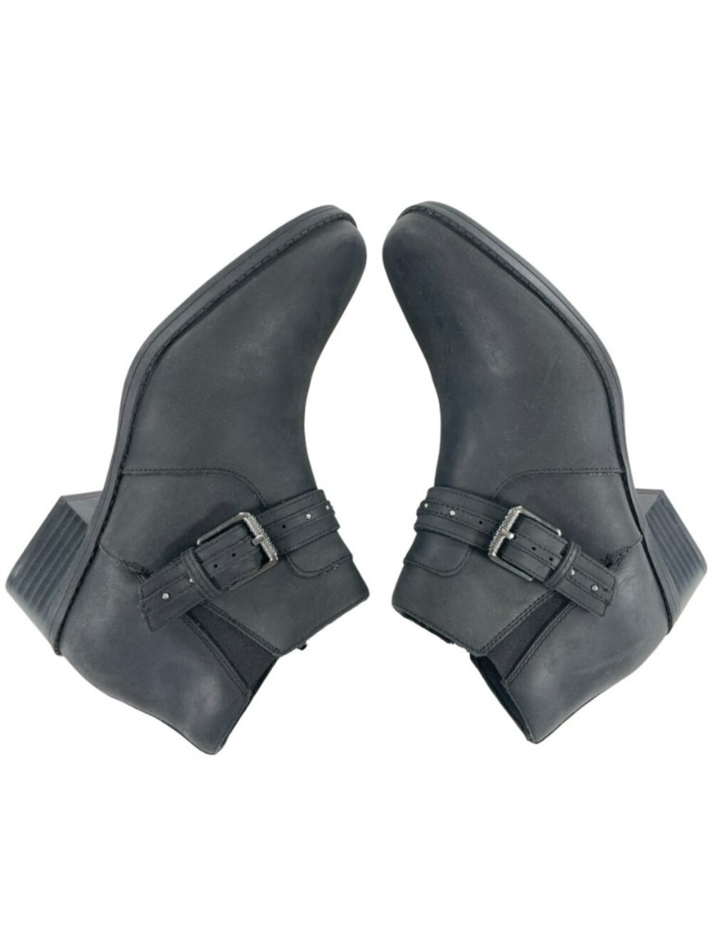 Clarks Danyelle Wish Ankle Boots Block Heel & Zip Closure Women's Sz 8.5 M NEW - Picture 3 of 10